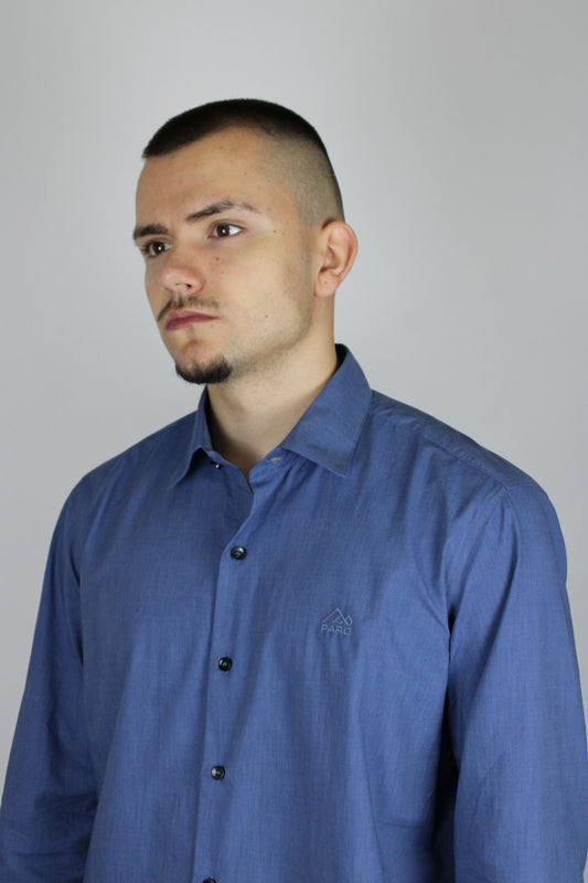 Мъжка риза с дълъг ръкав